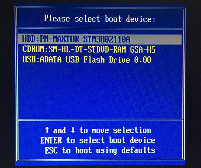 Unable to run boots ect to make usb bootable